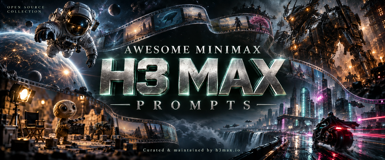 Awesome MiniMax H3 Max Prompts — How this video reference collection was assembled